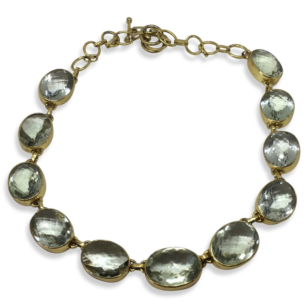 Green amethyst necklace